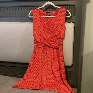 Land’s End cross front, tank dress.